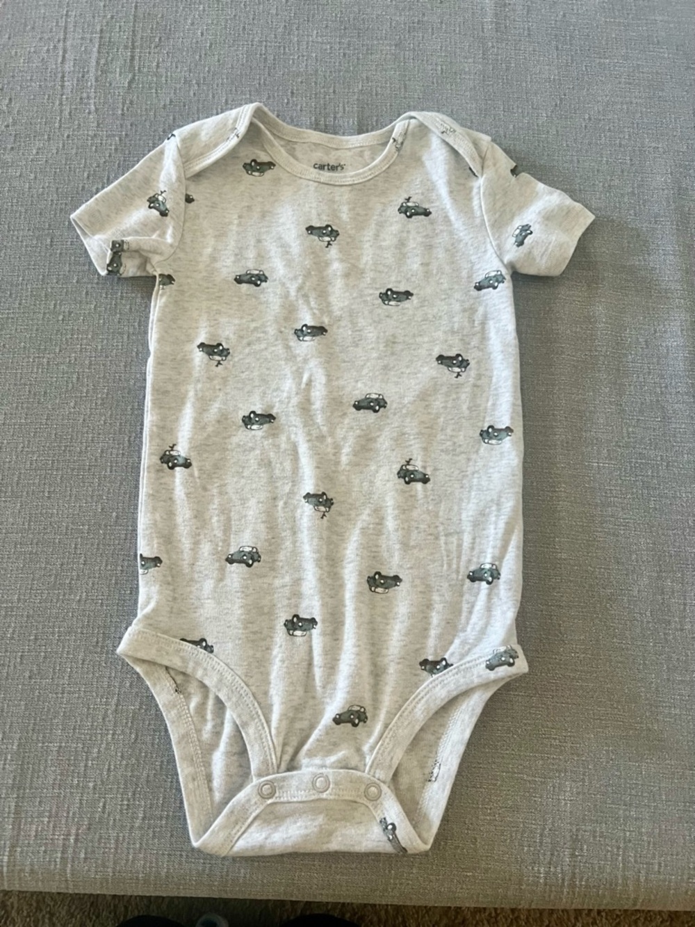 (6) Carter's Blue Adventure Graphic Short-Sleeve Bodysuit 24-month - Picture 3 of 7